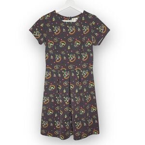 Matilda Jane Dress Brown Forever Friends Maja Ponte Floral Cottage Women’s Small